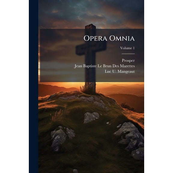 Opera Omnia; Volume 1 (Paperback)