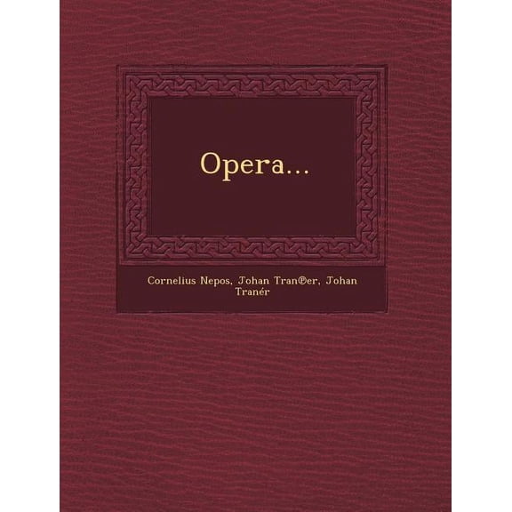 Opera... (Paperback)