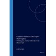 thumbnail image 1 of Studien Und Texte Zur Geistesgeschichte  Giraldus Odonis O.F.M.: Opera Philosophica: Vol. I. Logica. Critical Edition from the Manuscripts, Book 60, (Hardcover), 1 of 1