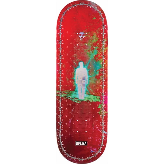 Opera Radiate Skateboard Deck 10 Red