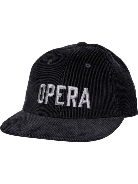 Skateboards Logo Black Corduroy Hat - Adjustable
