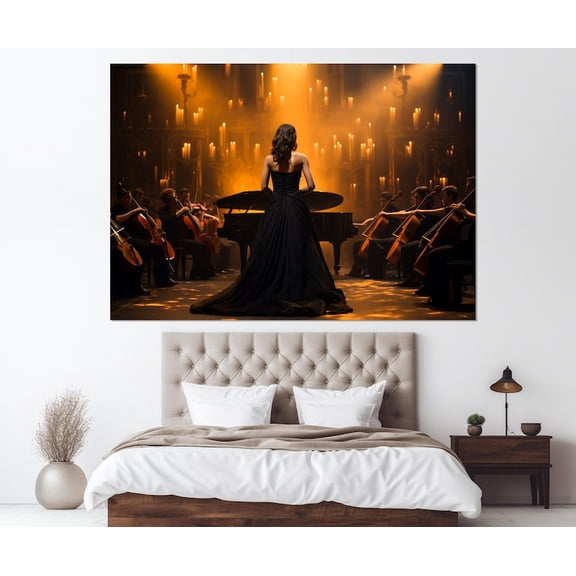 Opera Stage Singer Orchestra Poster 8x12 UNFRAMED