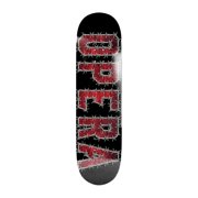 Opera Wire EX7 Skateboard Deck - 8.5" X 31" Black/Red Deck Only