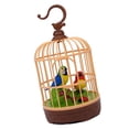 thumbnail image 1 of Operated Singing Bird Realistic Birdcage Toy Natural Sound Interactive Bird Cage Toy with Sound Light, 1 of 9