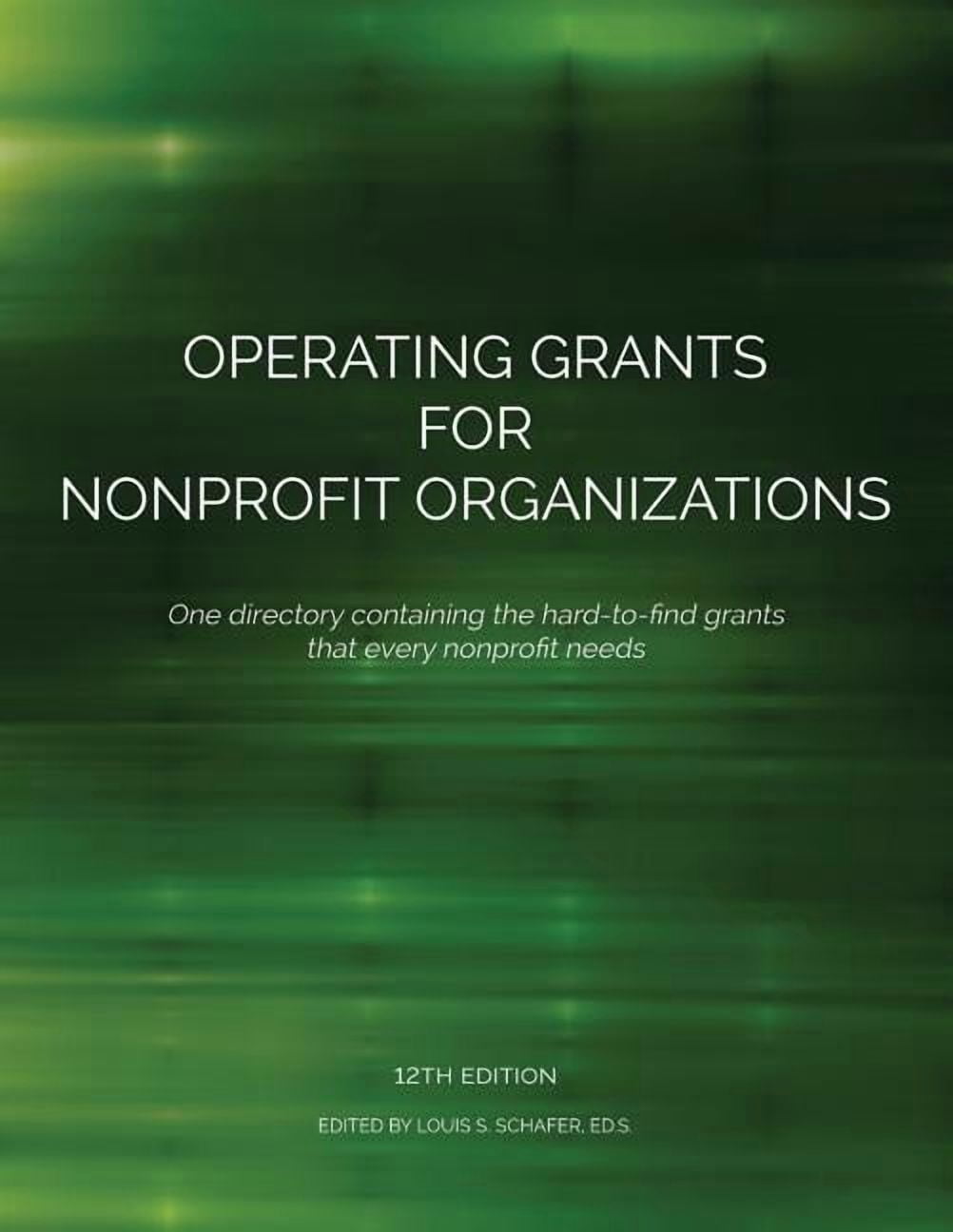 Operating Grants for Nonprofit Organizations (Paperback) - Walmart.com