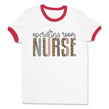 Labor & Delivery Nurse Leopard Rainbow Nursing Nurse Week T-Shirt