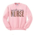 thumbnail image 1 of Operating Room Nurse Leopard Print Sweatshirt Unisex 2X-Large Pink, 1 of 5
