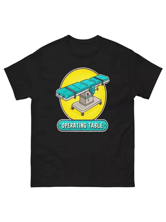 Operating Table Hospital Health Medical Safety T-Shirt