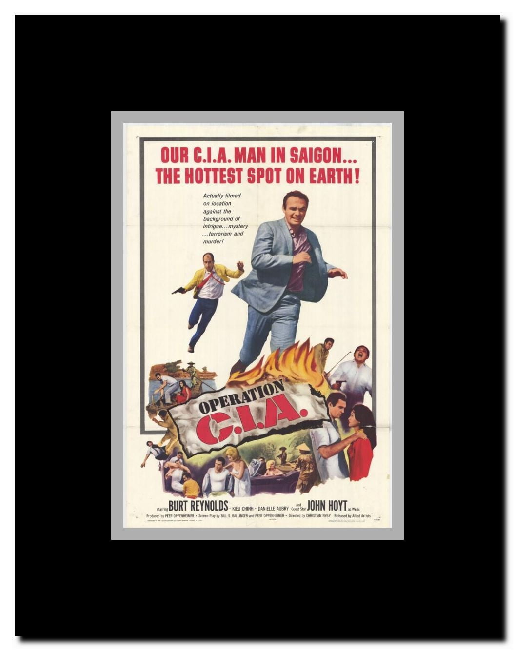 Operation C.I.A. Framed Movie Poster