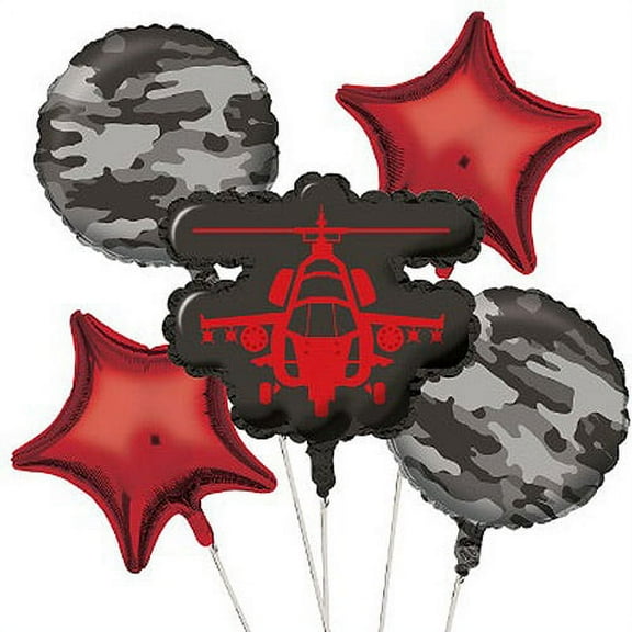 Operation Camo Military Camouflage Birthday Party Decoration Foil Mylar Balloons