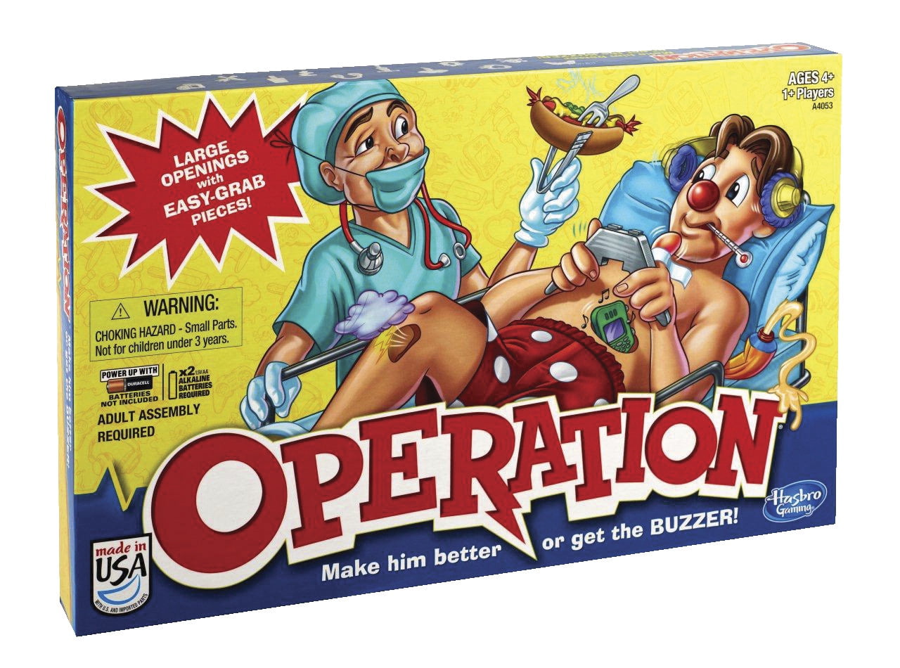 Operation Game Board Pieces