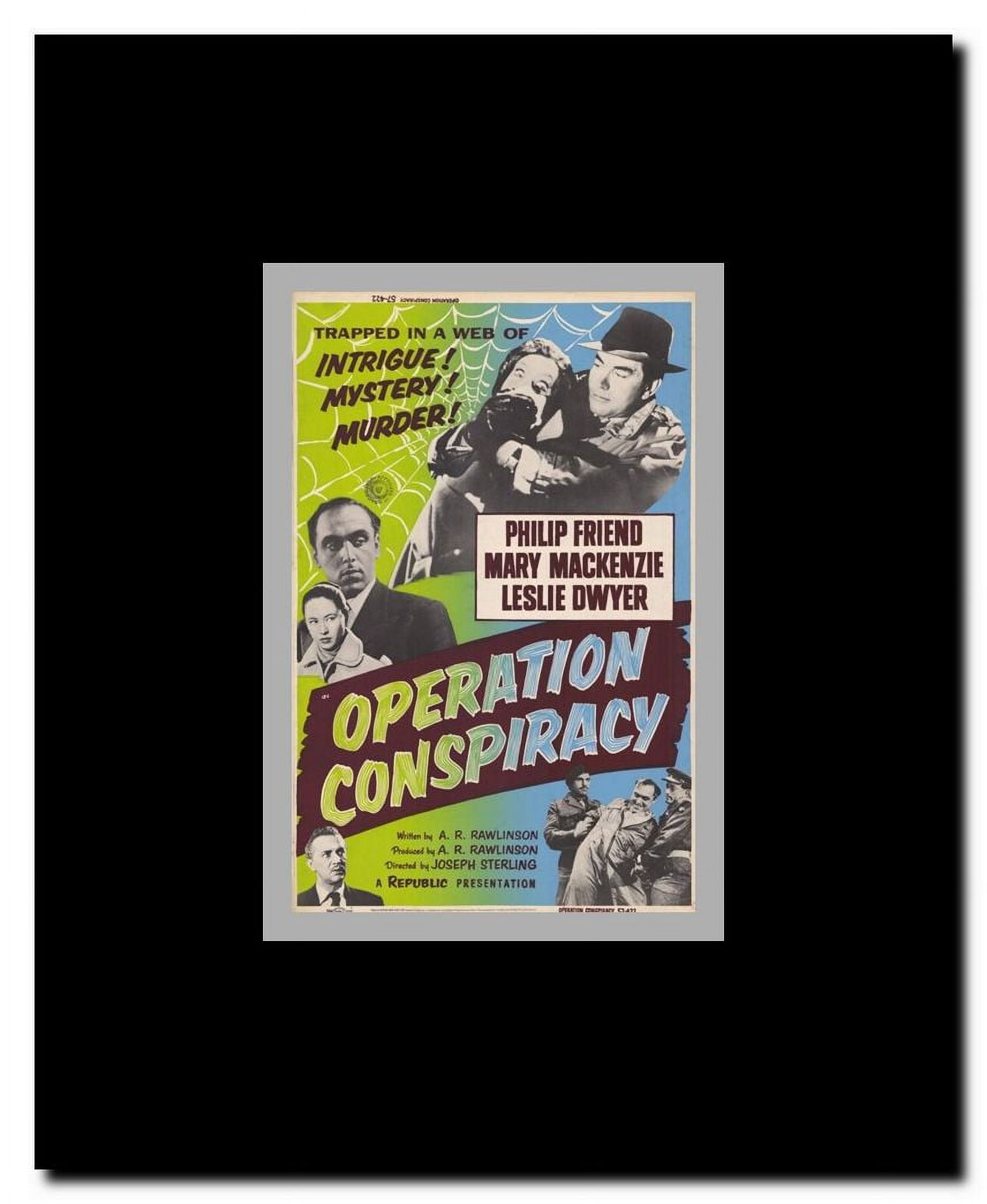 Operation Conspiracy Framed Movie Poster