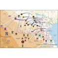 thumbnail image 1 of Operation Desert Storm Map - 24"x36" Poster, 1 of 1