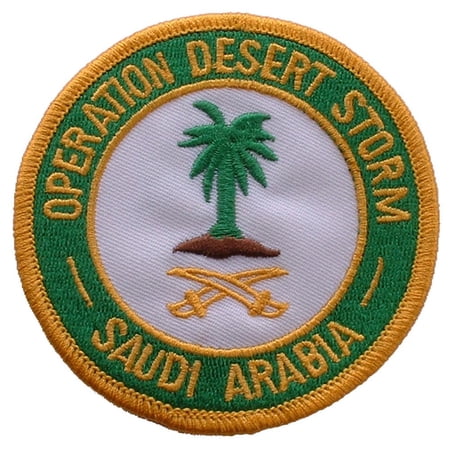 Operation Desert Storm Saudi Arabia Patch 3"