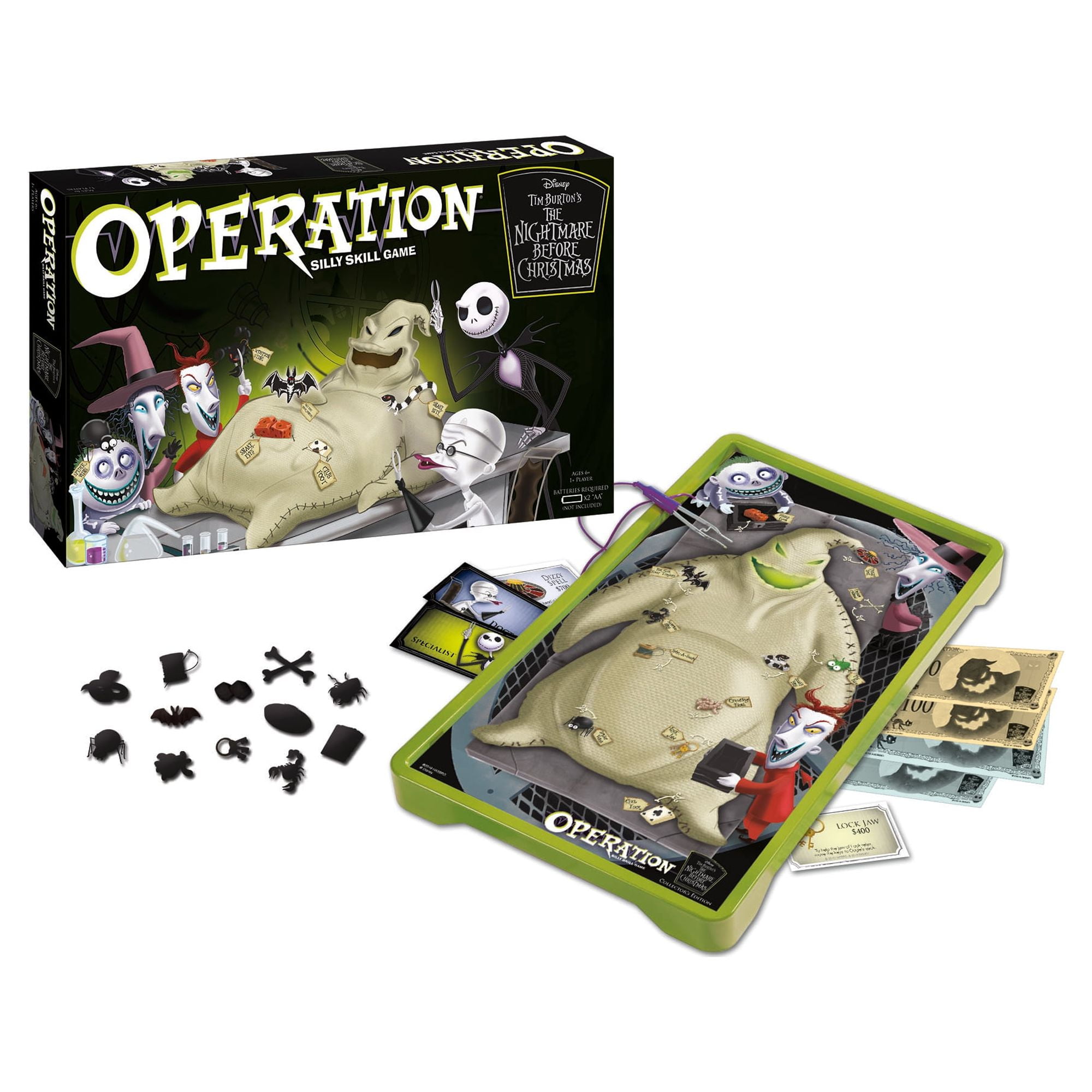 Operation Disney the Nightmare Before Christmas Board Game