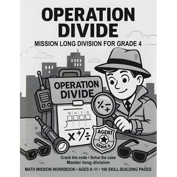 Operation Divide: Mission Long Division for Grade 4, (Paperback)