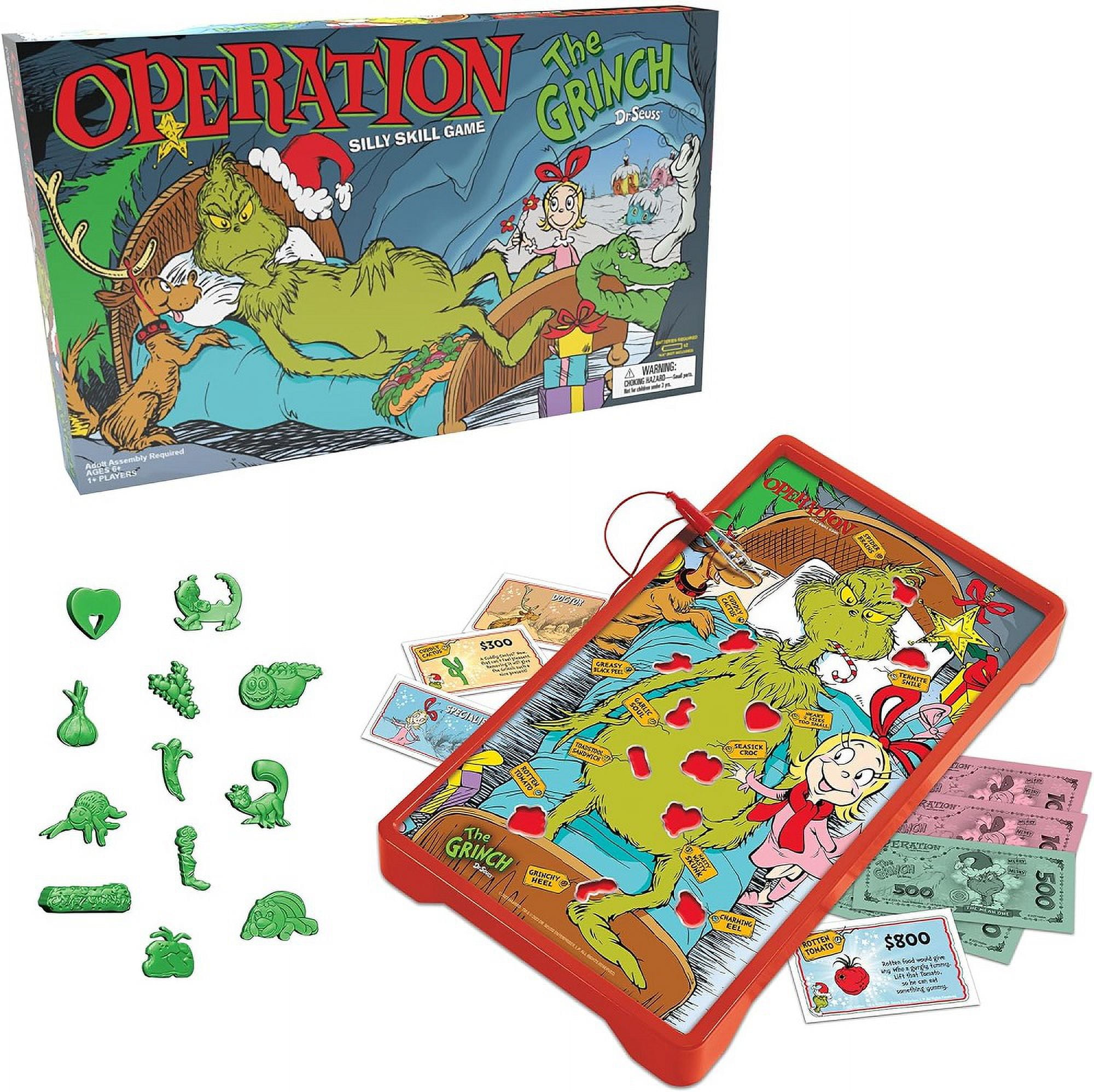 Operation Dr. Seuss The Grinch Board Game