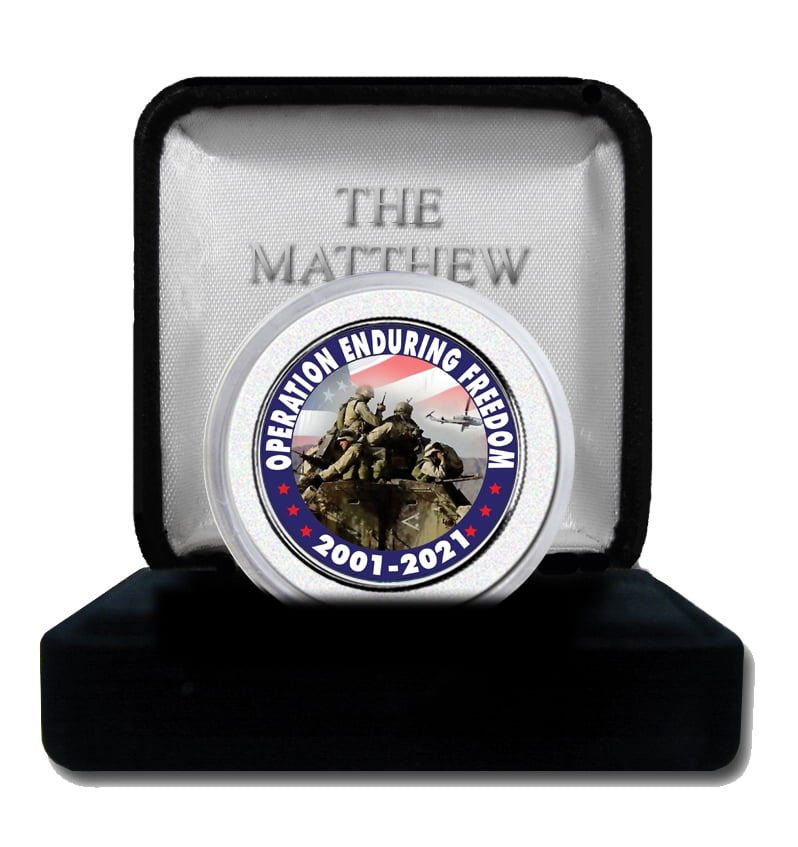 THE MATTHEW MINT Operation Enduring Freedom Collectable coin