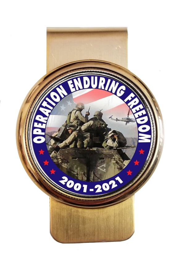 Operation Enduring Freedom money clip