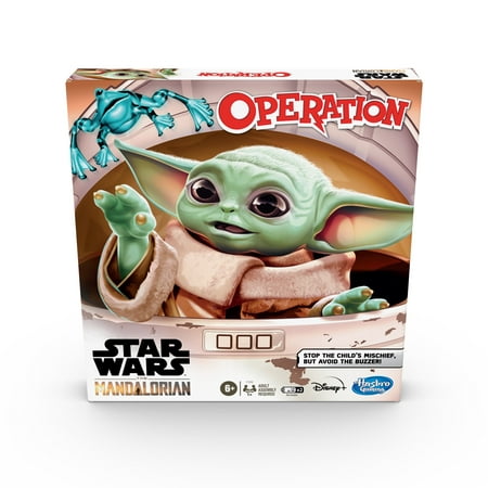 Operation Game: Star Wars The Mandalorian Edition Board Game for Kids and Family Ages 6 and Up