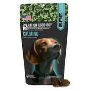 Operation Good Boy: Calming & Stress Support Supplements, Beef Liver Flavor Soft Chews, 60 Count