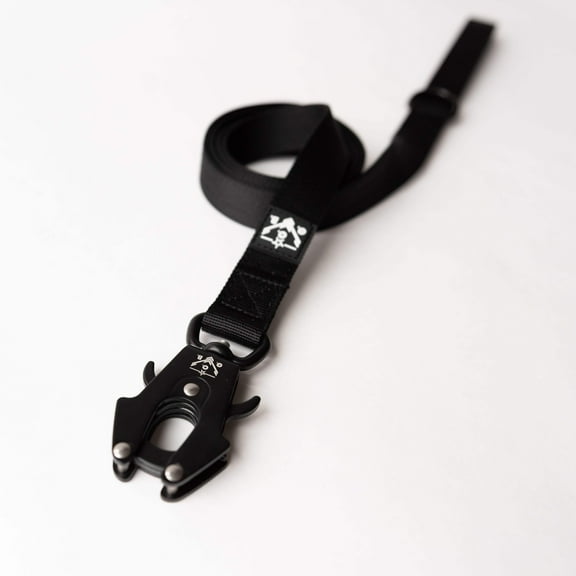 Operation Good Boy Tactical Dog Leash for Large and Medium Dogs, Nylon, Black