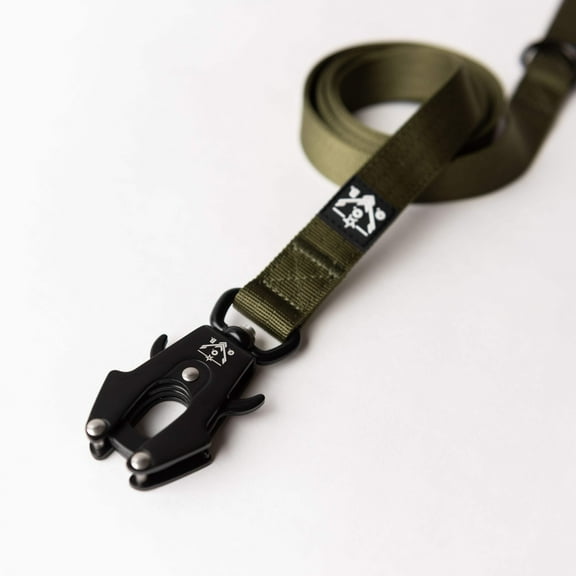 Operation Good Boy Tactical Leash, for Large and Medium Dogs, Green