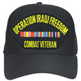thumbnail image 1 of Operation Iraqi Freedom Veteran with Ribbons Ball Cap, 1 of 1