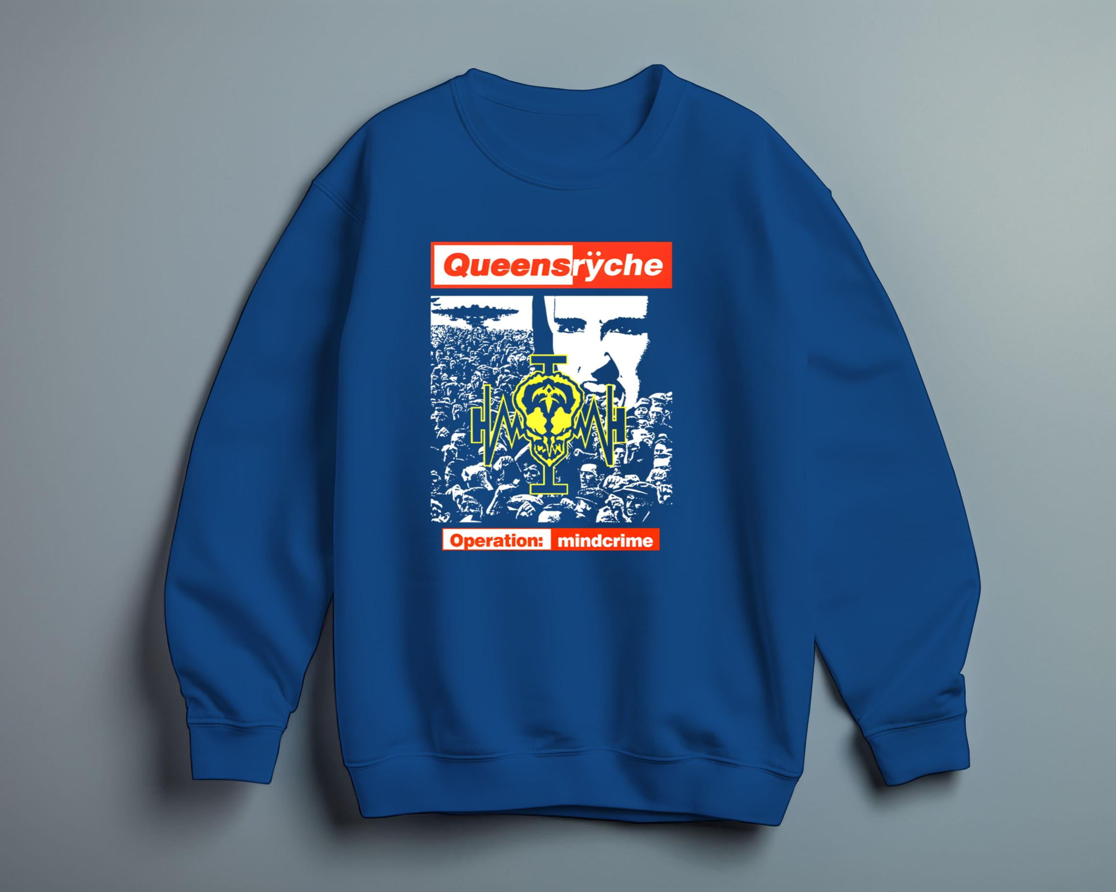 T-shirt Queensrÿche Operation Mindcrime - Graphique Rétro Heavy Metal - Coton - Taille S à 4XL