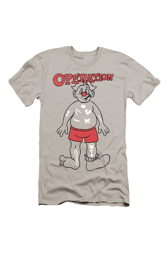 Operation Operate HBO S/S Adult 30/1 T-Shirt Silver
