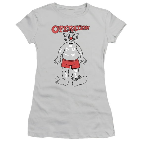 Operation - Operate - Juniors Teen Girls Cap Sleeve Shirt - Medium