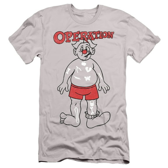 Operation Operate S/S Adult 30/1 T-Shirt Silver