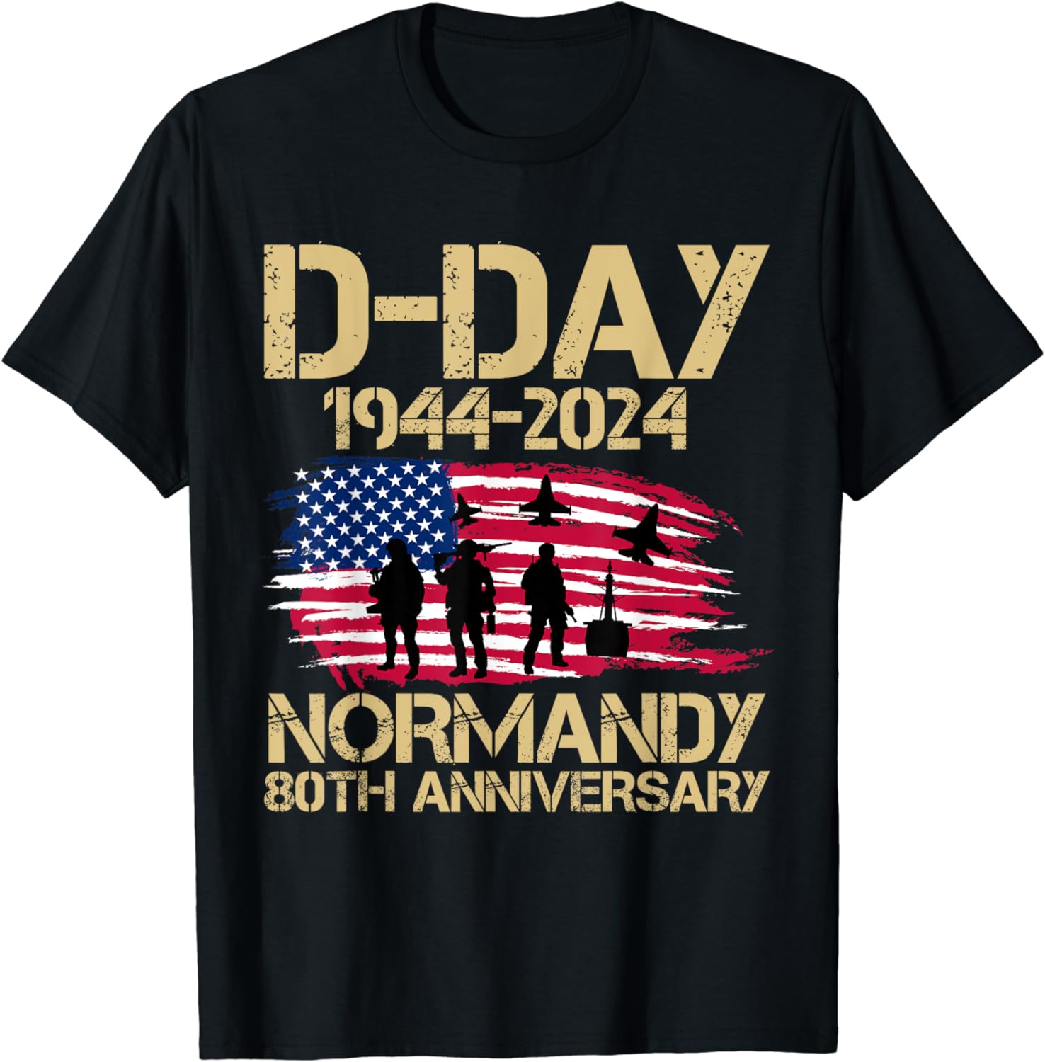 T-shirt Opération Overlord 80e Anniversaire Du Jour J – D-Day 6 Juin 1944 – Taille XXL/XXXL – Neuf Avec étiquettes