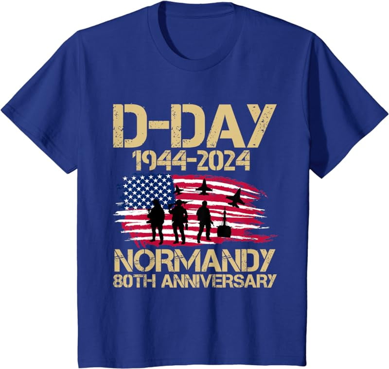 Operation Overlord 1944 DDay 2024 80th Anniversary Normandy TShirt