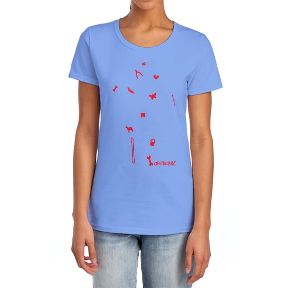 Operation Parts Women's T Shirt, Carolina Blue, Small