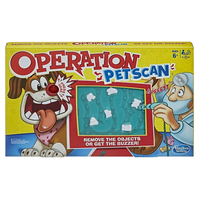 Operation Pet Scan Board Game With Silly Sounds, for Kids Ages 6 and Up