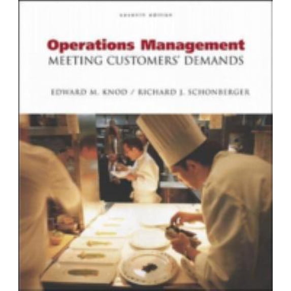 Pre-Owned Operations Management: Meeting Customer's Demands with Student CD-ROM (Hardcover) 0072460504 9780072460506
