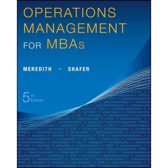 Pre-Owned Operations Management for MBAs