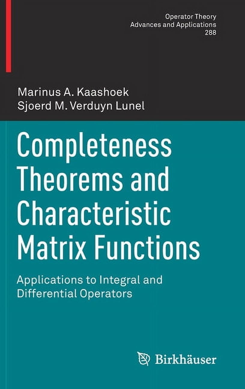 Operator Theory: Advances and Applicatio Completeness Theorems and ...