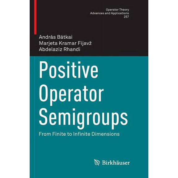 Operator Theory: Advances and Applicatio Positive Operator Semigroups: From Finite to Infinite Dimensions, Book 257, (Paperback)