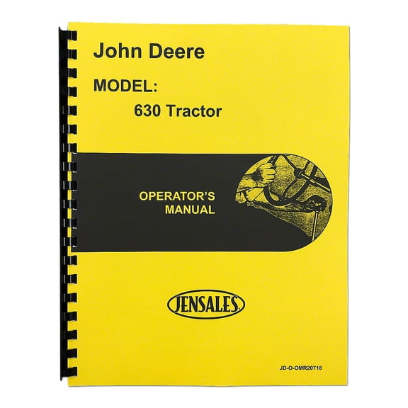 Operator manual reprints Fits John Deere Tractor OMR20718