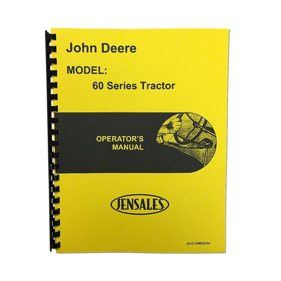 Operators Manual Reprint Fits John Deere Tractor OMR2016 OMR2034