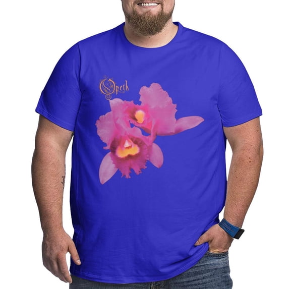 Opeth Men'S Big Size Short Sleeve Fashion Classic Top T-Shirt, Breathable And Comfortable Tee 4x-Large