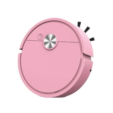 Opeuhuo 3 in 1 Robot Vacuum,Mopping Robotic Vacuum With 1 Data Line&2 Cleaningss Clothss,Rechargeable Intelligent Robot Vacuum Cleaner,Powerful Suction Sweeping and Mopping Mini Vacuum Cleaner(Pink)