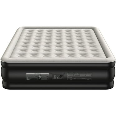 Ophanie Cal King Air Mattress, 18-Inch Elevated Inflatable Bed with Built-in Pump, Puncture-Resistant, Quick Inflation/Deflation, Portable for camping & Guests, Black