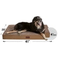 thumbnail image 1 of Ophanie Coffee Orthopedic Dog Bed for Large Dogs with Non-Slip Bottom, Waterproof and Machine Washable Removable Pet Bed Cover,Size(41"x28"x4"), 1 of 7