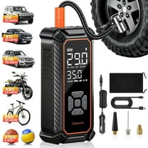 Ophanie Cordless Tire Inflator Portable Air Compressor, 160PSI, 6000mAh Long Range Battery, Air Pump for Car Tires, Bike, Motorcycle, Electric Pump with LED Light & Digital Pressure Gauge
