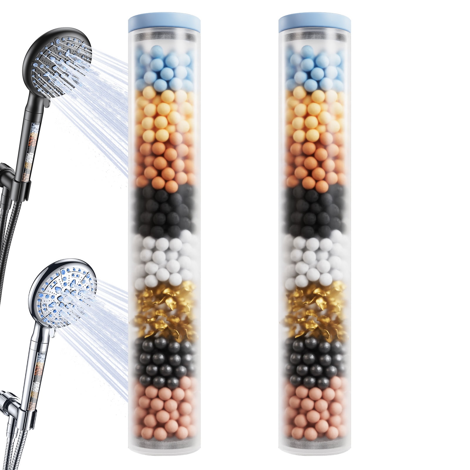 Ophanie 2 pack Handheld Shower Head Filters Replacement