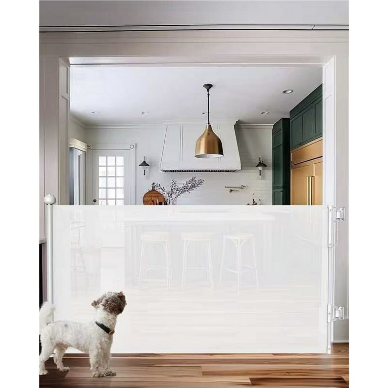Ophanie Retractable Indoor Baby Safety Gate, Large Adjustable Mesh
