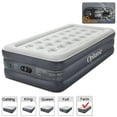 thumbnail image 1 of Ophanie Twin Air Mattress, 18-Inch Elevated Inflatable Bed with Built-in Pump, Puncture-Resistant, Quick Inflation/Deflation, Portable for camping & Guests, Dark Gray, 1 of 8